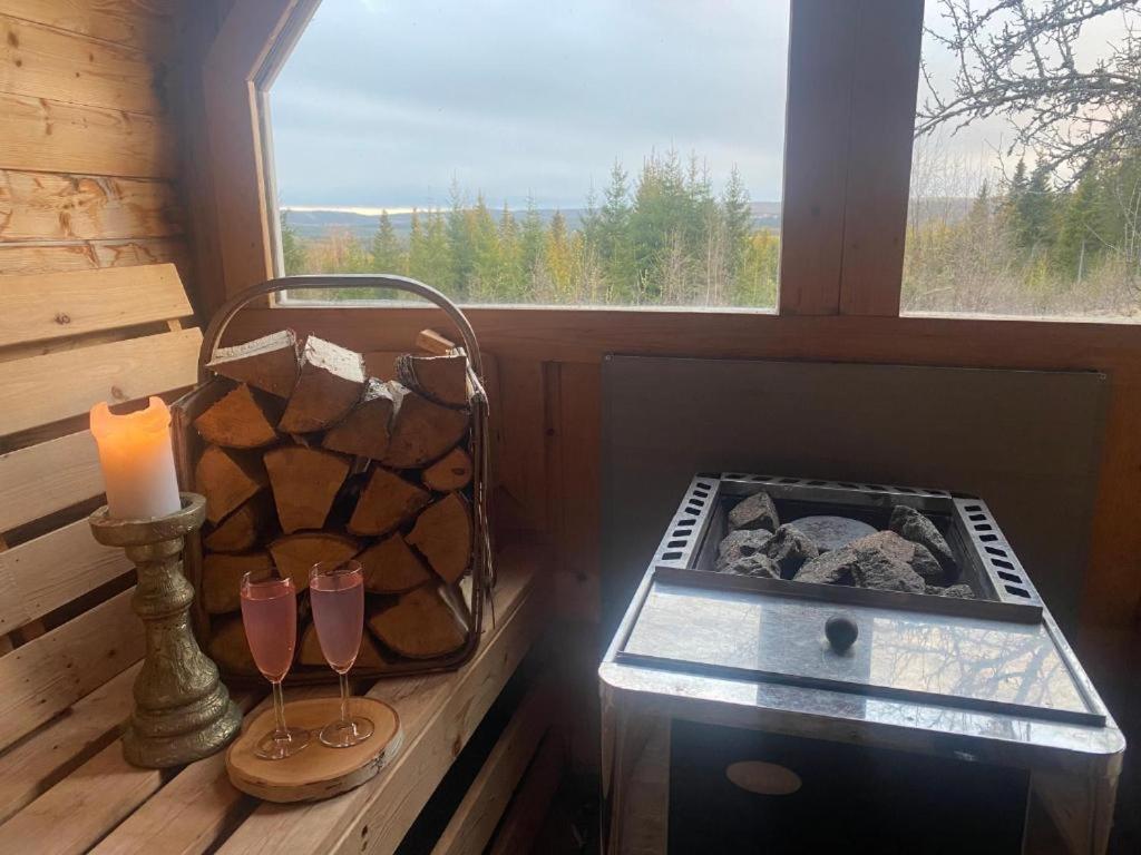 Forest Cabin With Stunning Mountain View & Sauna ทอร์สบี ภายนอก รูปภาพ