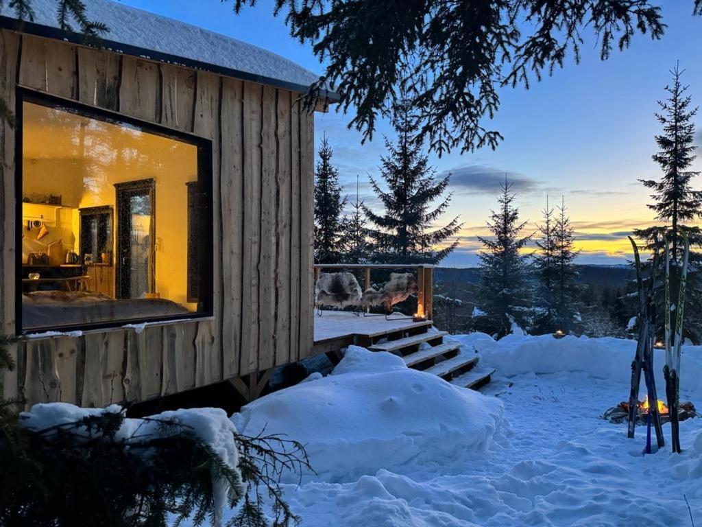Forest Cabin With Stunning Mountain View & Sauna ทอร์สบี ภายนอก รูปภาพ